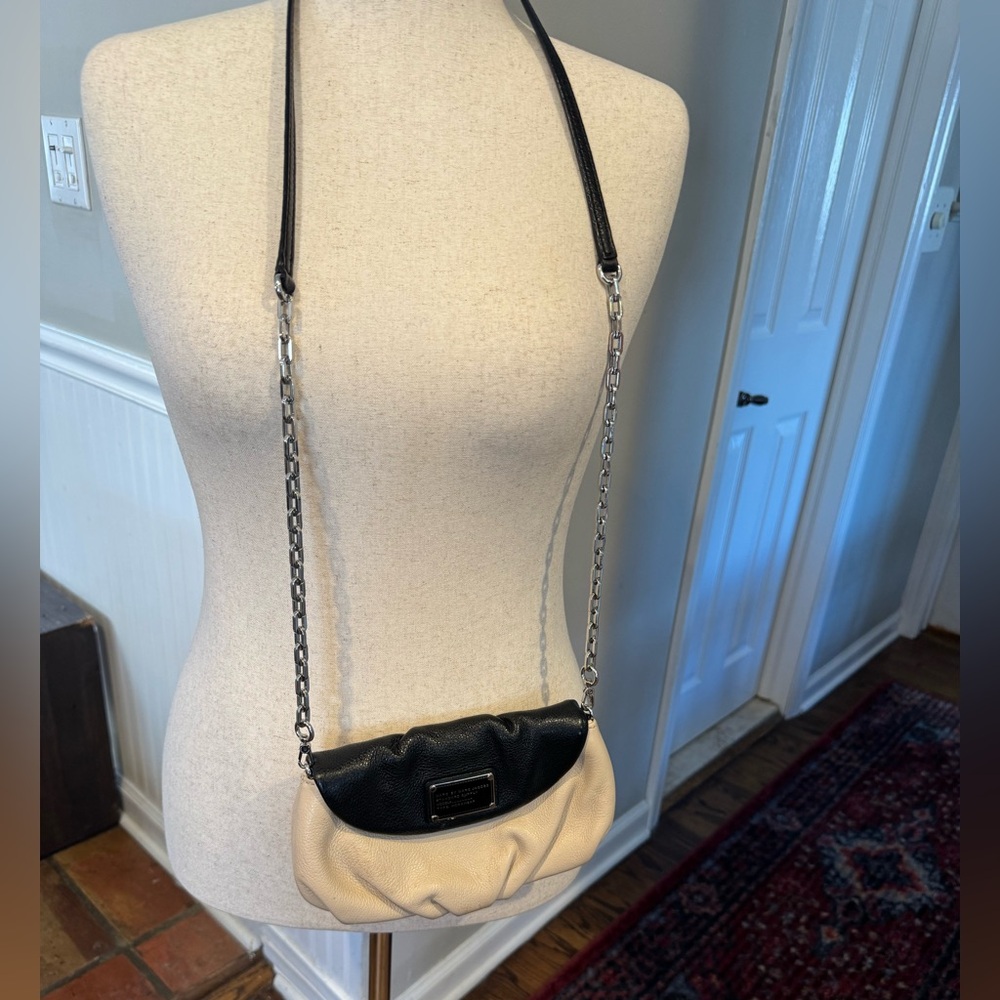 Marc By Marc Jacobs Black and Cream classic q Karlie Crossbody Bag